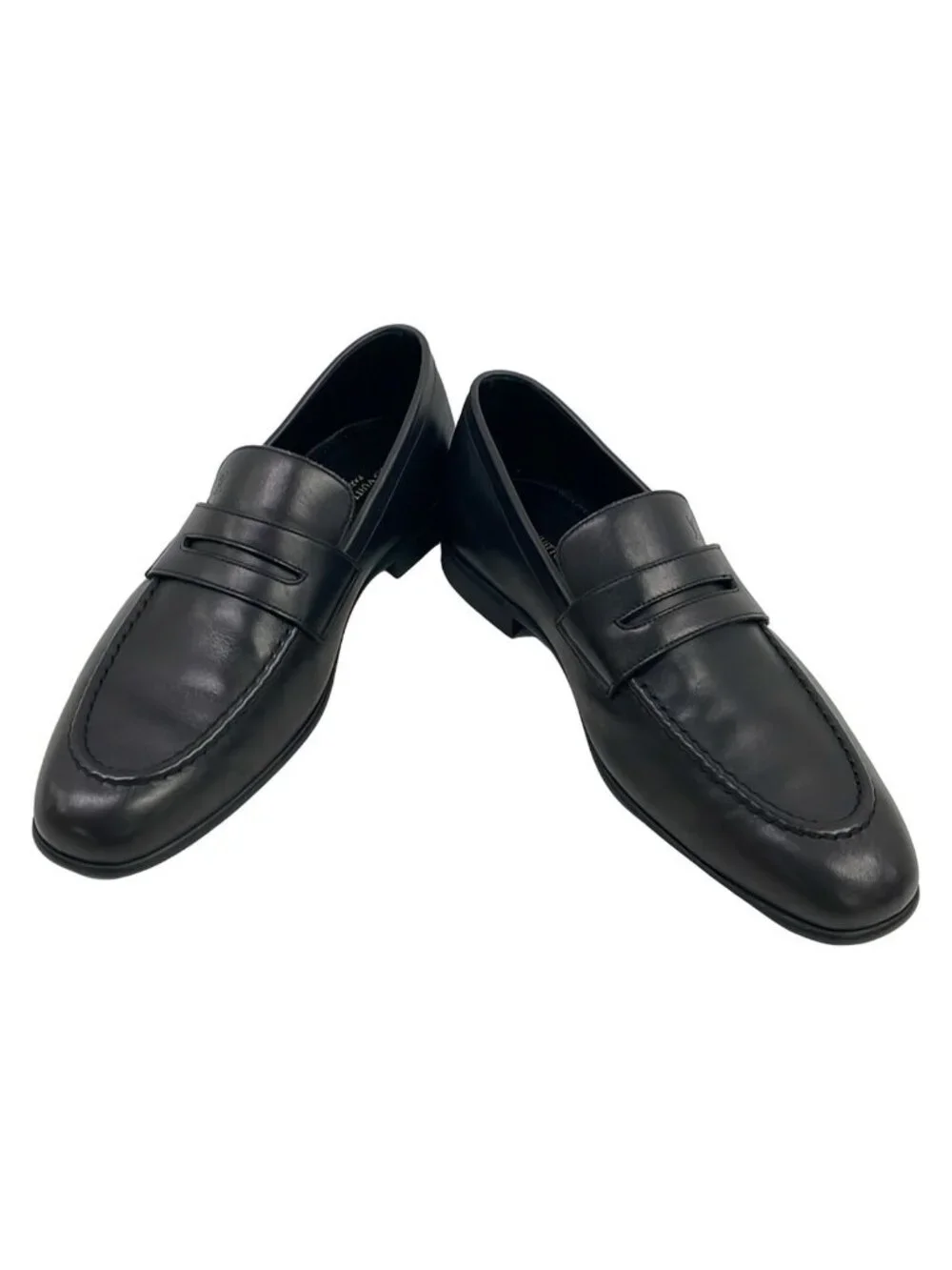 Louis Vuitton Loafers 7 Black Leather